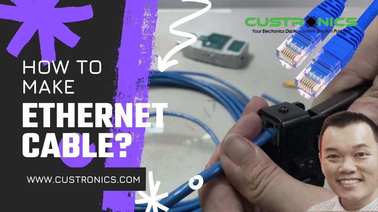 How to Make Crimp Terminate an Network Cable RJ45 Cat 5