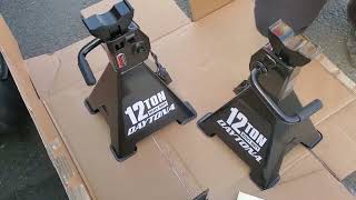 12 ton Daytona Jack stand Unboxing