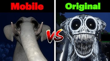 Monster Elephant in Zoonomaly : Original VS Mobile