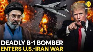 US-Iran War LIVE: Trump Unleashes DEADLY B-1 Bomber as Massive Strikes Rock Iran | WION