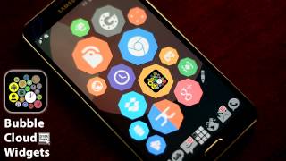 [v4.01] 버블 클라우드 위젯 - 아이콘 팩 튜토리얼 screenshot 3