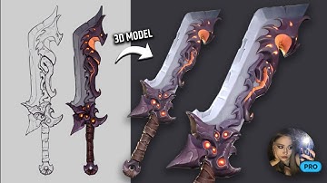 3D Weapon for AAA game [STEP BY STEP GUIDE]