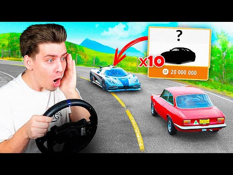 ПОКУПАЮ ВСЕ МАШИНЫ КОТОРЫЕ УВИЖУ, но В 10 РАЗ ДОРОЖЕ! (Forza Horizon 5 на Руле) - Смотреть видео с Ютуба без ограничений