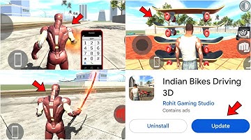 NEW UPDATE INDIAN BIKE DRIVING 3D SECRET CHEAT CODE 2025 🤑 | INDIAN BIKE DRIVING 3D NEW UPDATE
