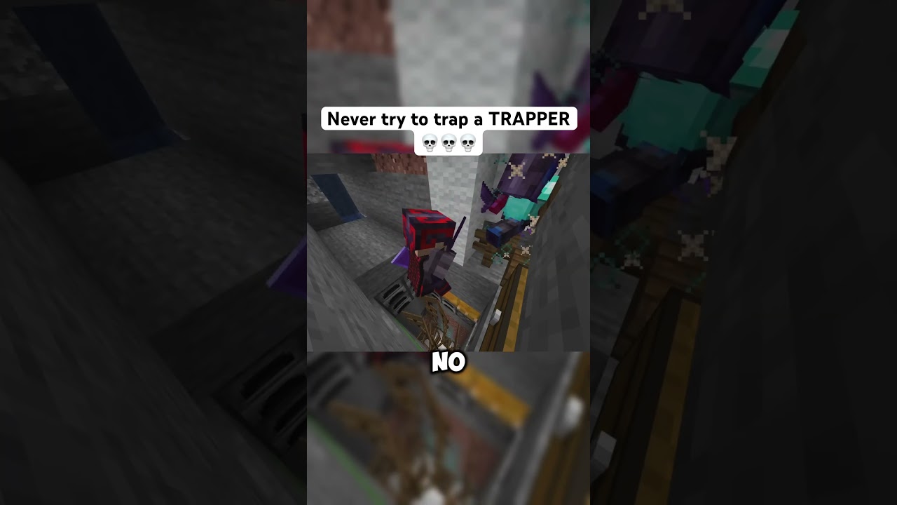 Bro really thought he trapped me 💀💀💀 #minecraft #gaming