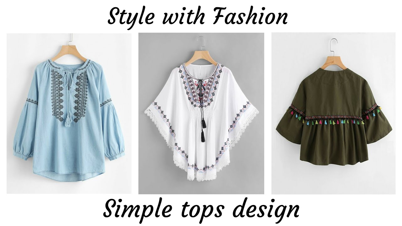 Latest top designs 2020 | Cotton tops design | Simple tops design ...