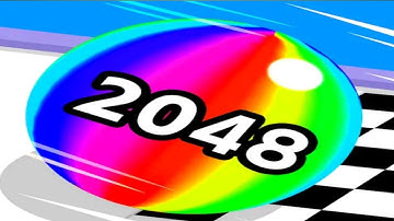 Ball Run 2048 - Gameplay Walkthrough Part 1 Tutorial Levels 1-5 (iOS, Android) #shortsvideo
