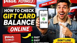 How to check Pilot Flying J gift card balance online