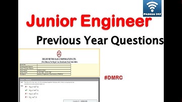 DMRC Junior Engineer Electronics 2020 Questions | DMRC JE 2020 |