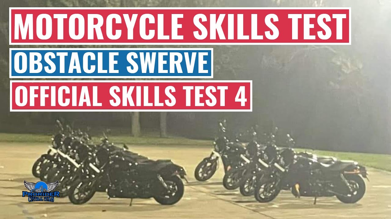 How to pass your motorcycle skill test: Part 4.