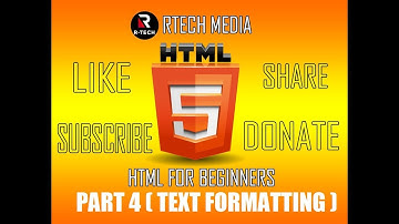 HTML FOR BEGINNERS PART 4 | TEXT FORMATTING | HINDI/URDU | LIKE | SHARE | SUBSCRIBE