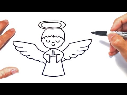 Video: Como Dibujar Un Angel