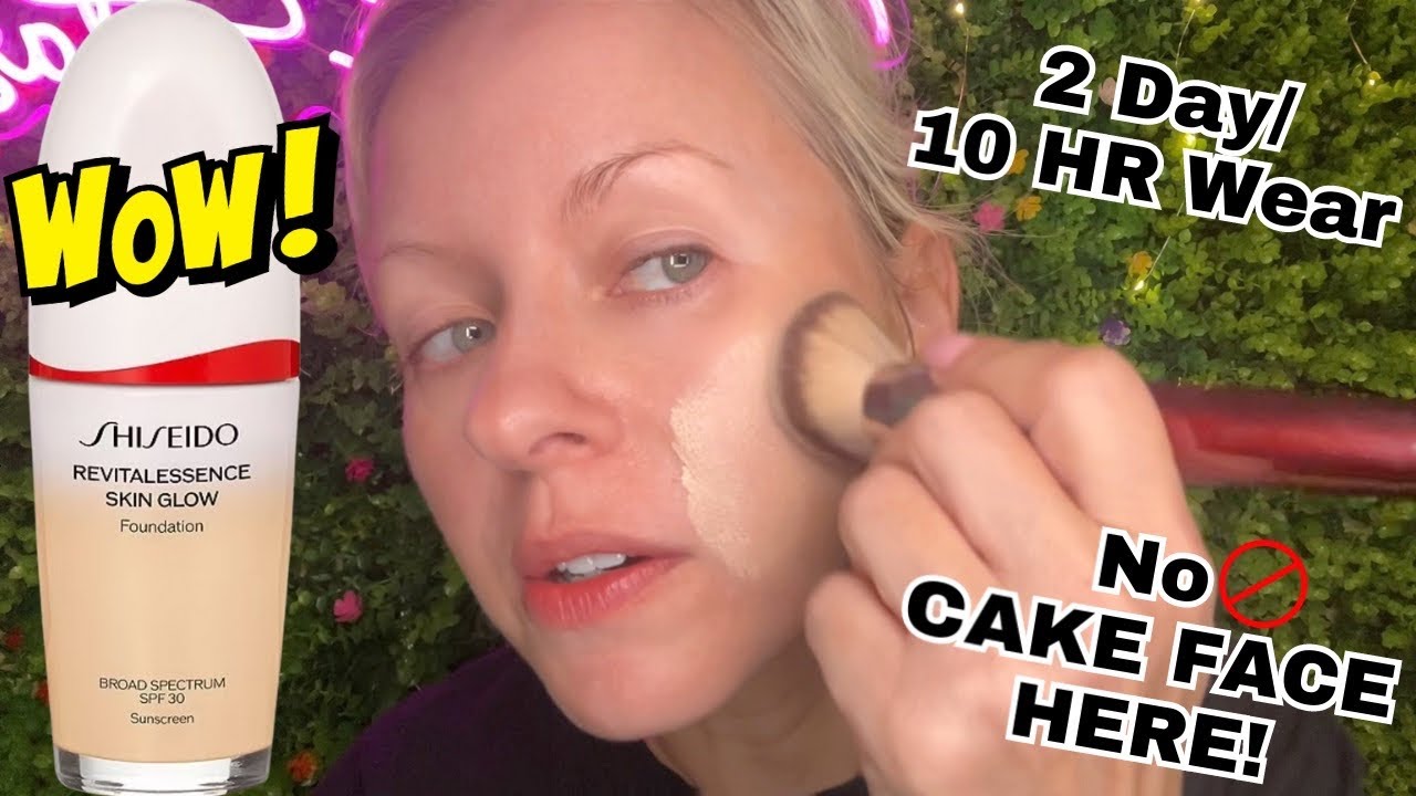TESTING Shiseido RevitalEssence Skin Glow Foundation | 2 DAY 10 