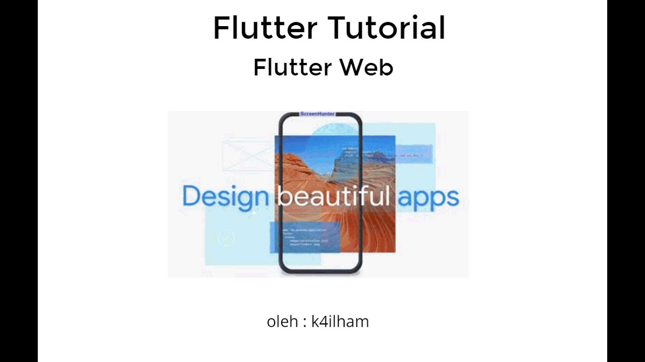 Flutter Tutorial - membuat flutter jalan di web - YouTube