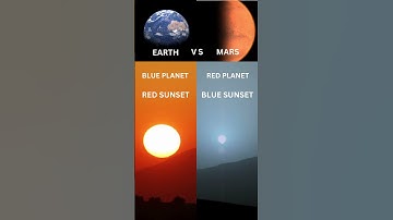 Who has the beautiful Sunset? Earth vs. Mars | #shorts #space #science #earth #mars #sunset
