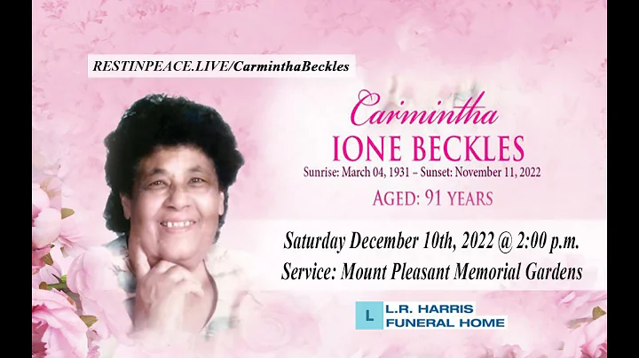 Live Stream for Carmintha Ione Beckles