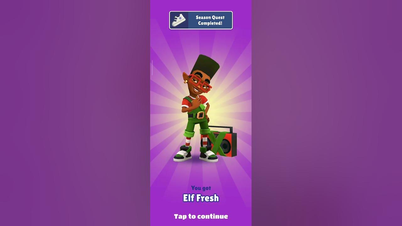 Subway Surfers X-mas Elf Frash & Ho Ho Hoverboard Unlocked
