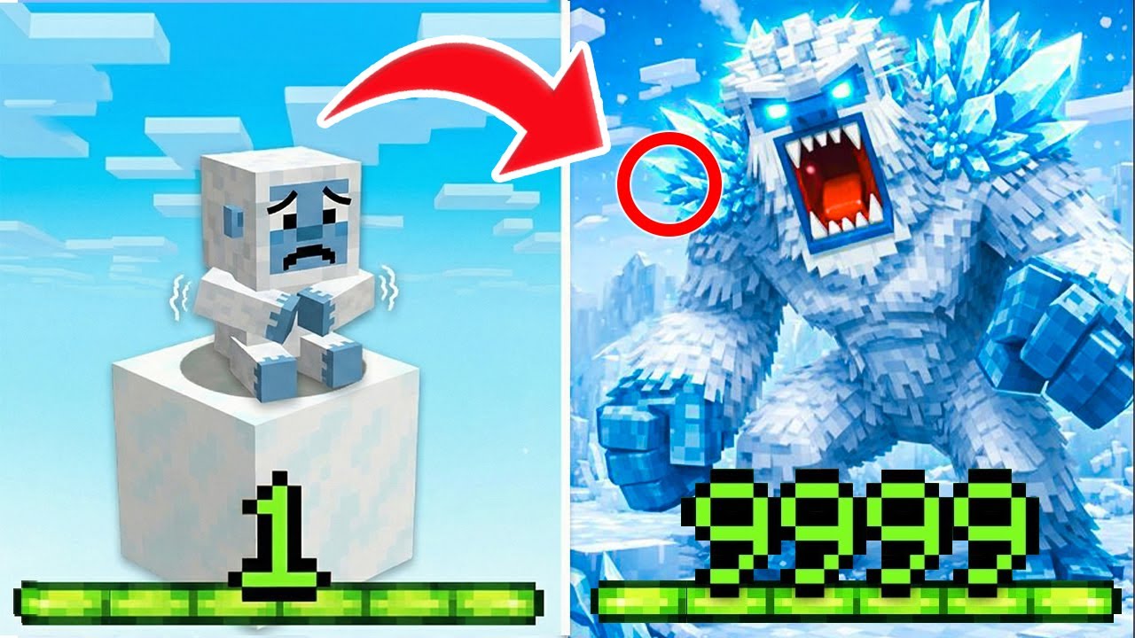 MINECRAFT, ALE MÓJ EXP TO EWOLUCJA YETI