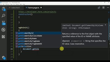 showing here map in ionic app.
