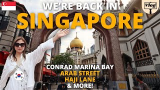 🇸🇬 SINGAPORE IS SO COLORFUL! Visiting Arab Street, Haji Lane, Newton Food Centre, Conrad [VLOG]
