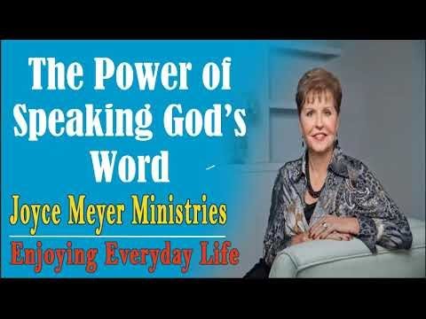 Joyce Meyer 2021 🔥 The Power of Speaking God’s Word 🔥 May 20, 2021 ...