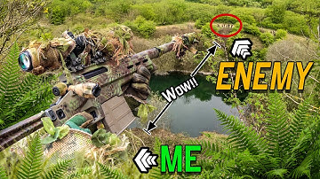 Long Range Airsoft Sniper Invisible In Plain Sight 🎯☠️