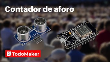 Hacer un contador de aforo | ESP32 y HC-SR04