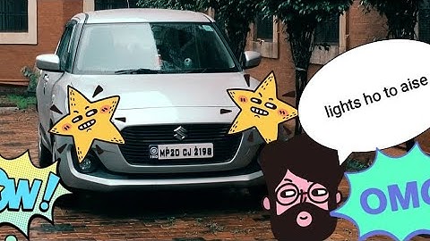 SWIFT lxi to zxi+ top model headlight Installation