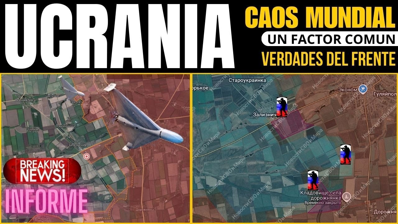 CAOS MUNDIAL Y UN FACTOR COMÚN/ VERDADES SOBRE EL FRENTE ZAPORIYIA-DONETSK-JARKOV +AVANCES +DETALLES