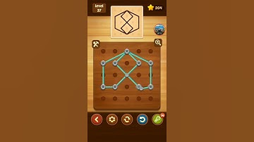 line puzzle string art Acacia level 37