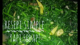 SAYUR TUTAN + LADA PUTIH #sabahan