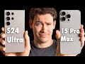 Iphone 15 pro max vs s24 ultra  which should you buy