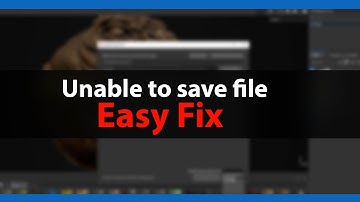Substance Painter Unable To Save File - Easy Fix