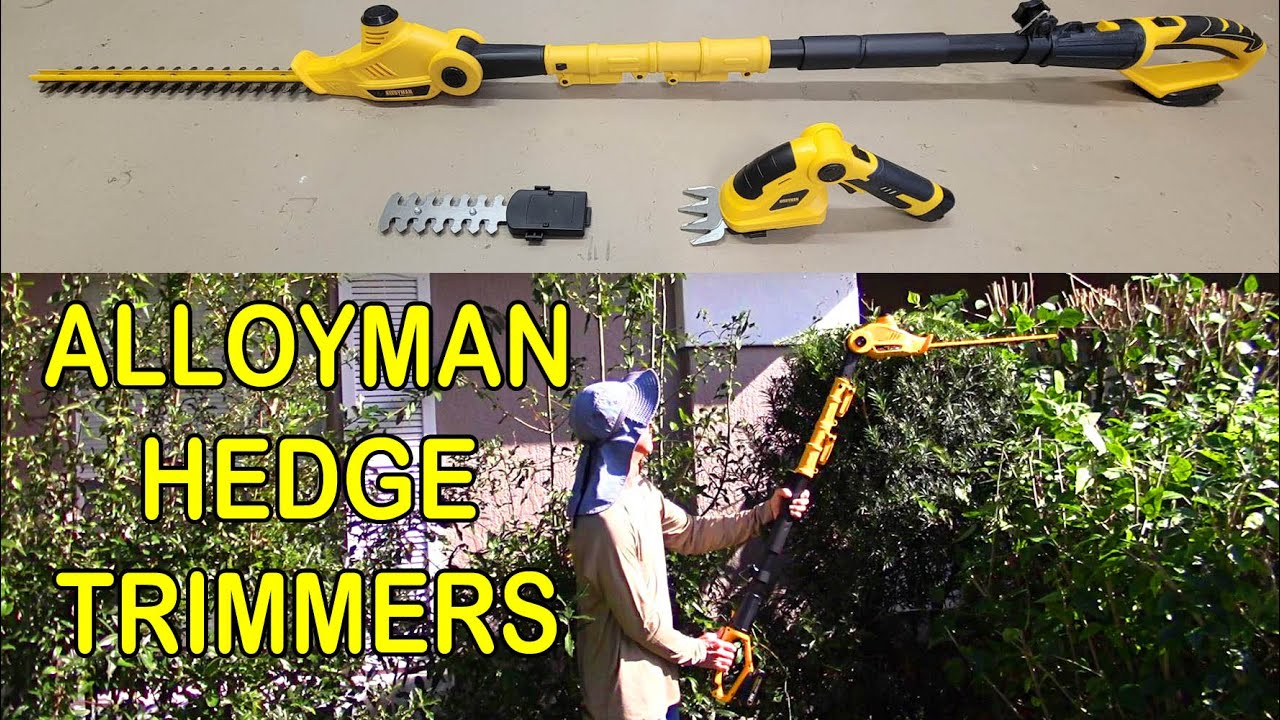 ALLOYMAN 8V Cordless Grass Shear & Shrubbery Trimmer, Product Review