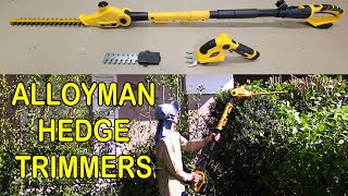 ALLOYMAN 20V and 8V Pole and Handheld Hedge Trimmers review by Something 2LookAt 664 views 4 months ago 26 minutes