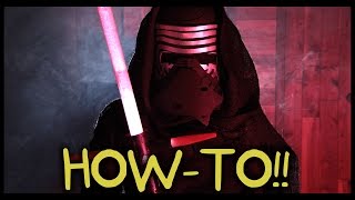 Make Your Own Kylo Ren Lightsaber and Costume! - Homemade How-to!