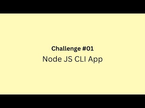 Learn Web development through Challenge #01 - Node JS