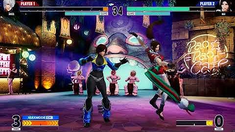 KOFXV mods | Angel (Aile mod) 💥 Mai (Christmas costume mod) | CPU vs CPU AI vs AI