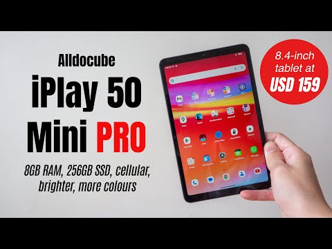 ALLDOCUBE iPlay 50 Mini Tablette Android 13, Tablette Tactile 8,4