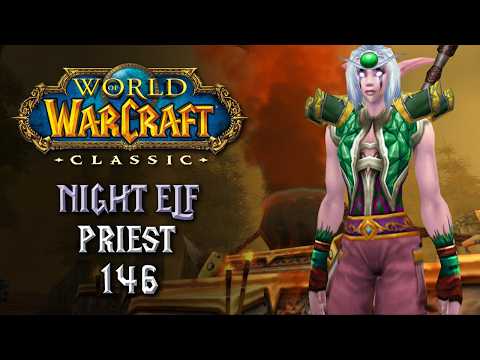World of Warcraft Classic Era - Night Elf Priest Part 146 - Relaxing Gameplay and Commentary