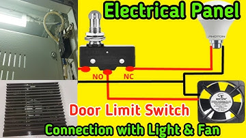 Limit Switch Connection with Light and fan @MianElectric