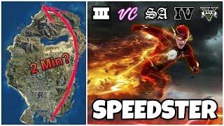 How Long Does A Speedster Take To Run Across Gta Maps Superspeed In Gta Games