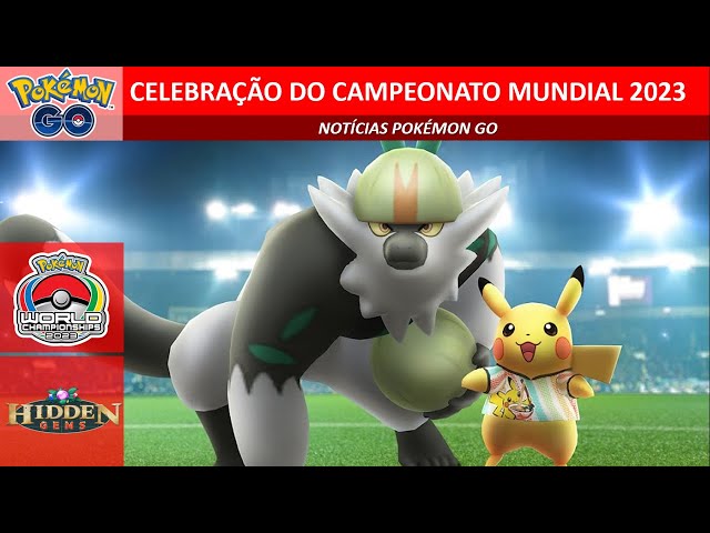 Celebre o Campeonato Mundial do Pokémon GO de 2023!