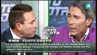 Paco Buyo da una lección de fútbol a Lobo  Carrasco