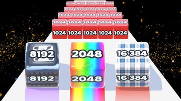 Jelly Run 2048 (Noob vs Pro vs Hacker god)Ladder Master-Gameplay Jelly Run 2048 (Android ios)