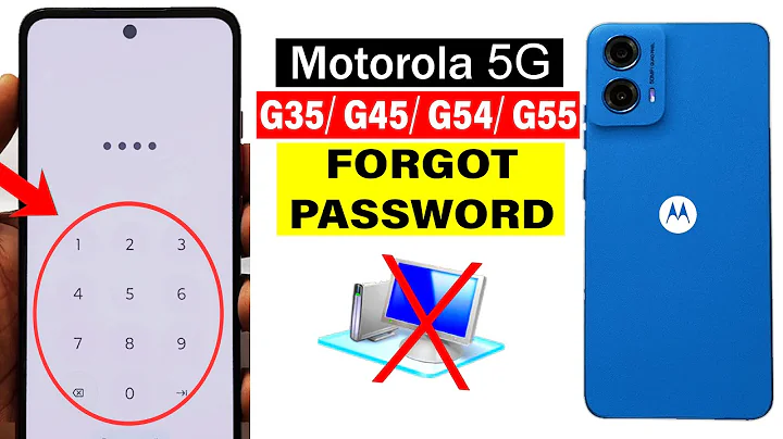 Moto G35/ G45/ G54/ G55 5G : Screen Unlock/ Hard Reset with Easy Trick