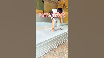 Tách Panel 7 Phân Rưỡi Bằng Máy Cắt, Không Teo Xốp #panelthinhphat #panel #paneleps