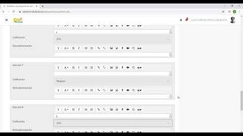 Agregar preguntas a un cuestionario en moodle - actualizado