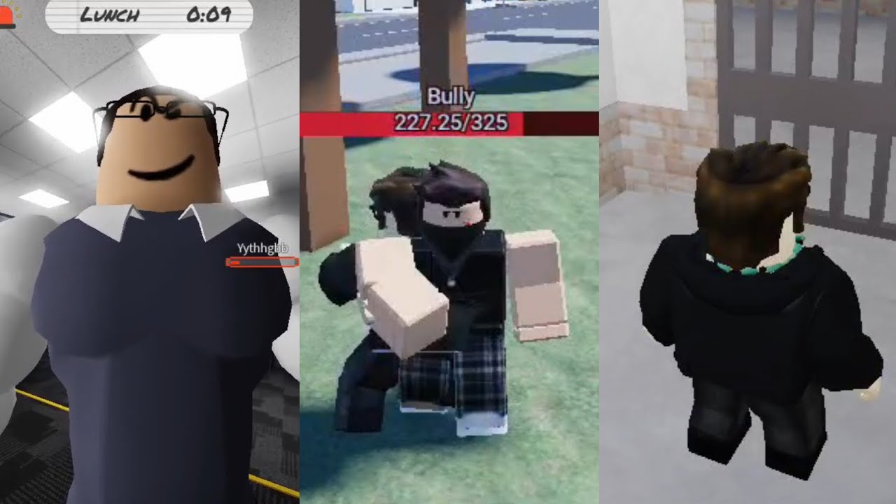(Roblox) Bad Students | Sending To Detention & Jail and Getting Knocked Out