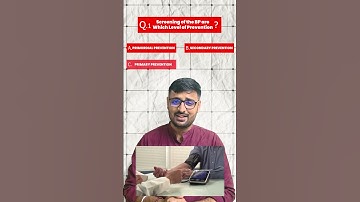 Level of Prevention in Hypertension | Screening of Blood Pressure Explained | By Nitin Sir